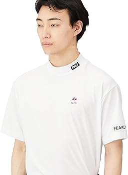 Amazon | [パーリーゲイツ] メンズ 半袖 ハイネックシャツ